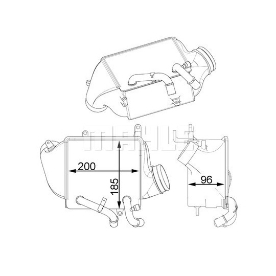 CI 156 000P - Laddluftkylare 