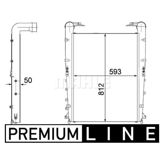 CI 177 000P - Intercooler, charger 