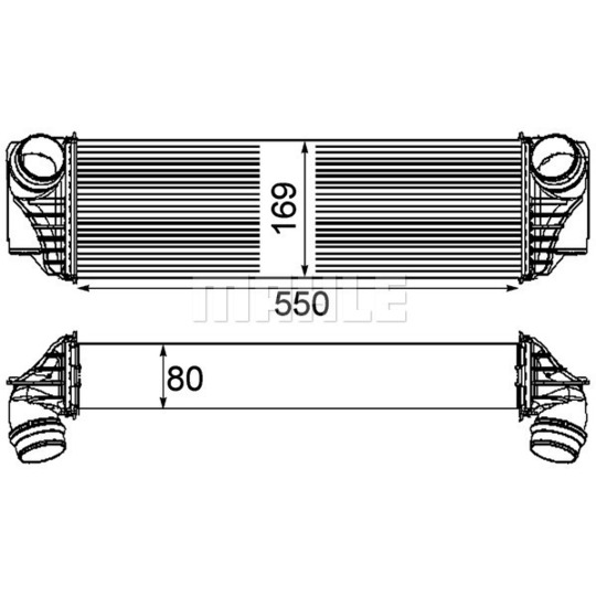 CI 185 000P - Välijäähdytin 