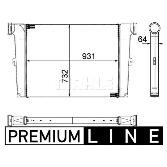 CI 240 000P - Kompressoriõhu radiaator 