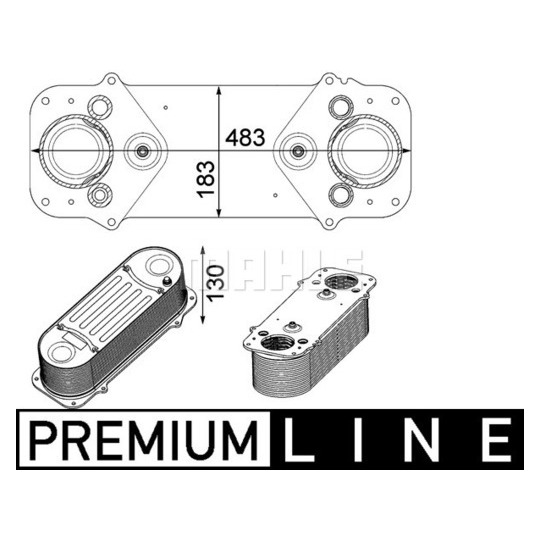 CI 233 000P - Kompressoriõhu radiaator 