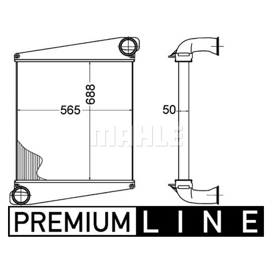 CI 274 000P - Kompressoriõhu radiaator 