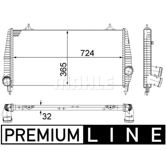 CI 266 000P - Välijäähdytin 