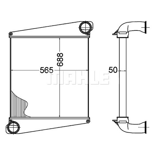 CI 274 000P - Kompressoriõhu radiaator 