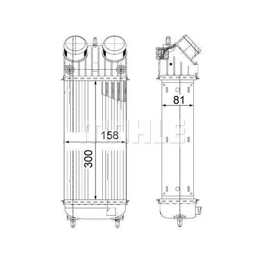 CI 265 000P - Kompressoriõhu radiaator 