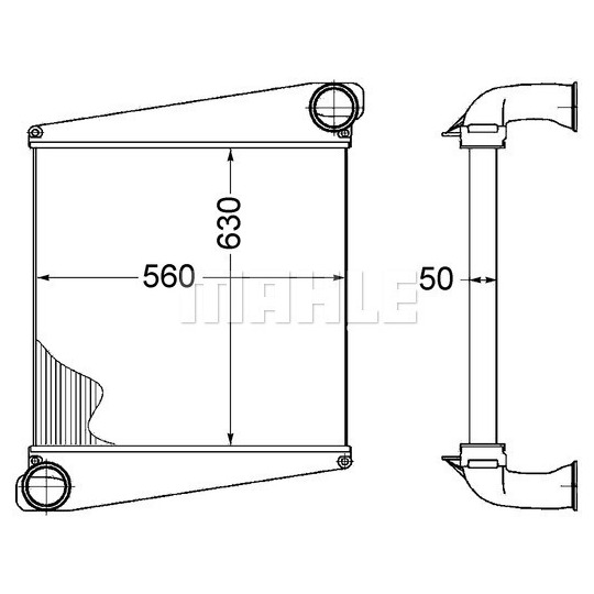 CI 273 000P - Laddluftkylare 