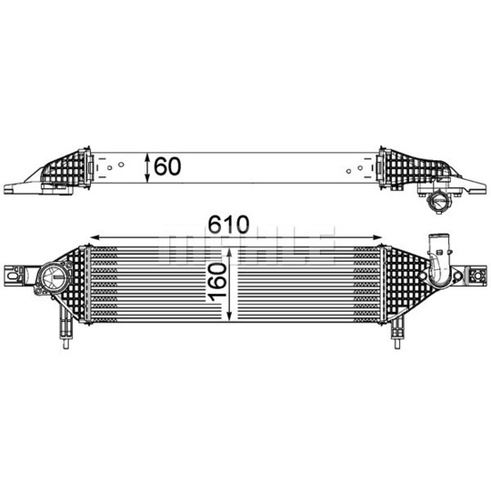 CI 320 000P - Välijäähdytin 