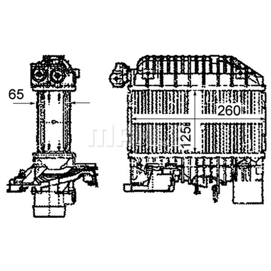 CI 303 000P - Kompressoriõhu radiaator 