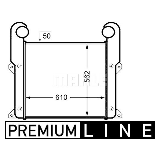 CI 349 000P - Kompressoriõhu radiaator 