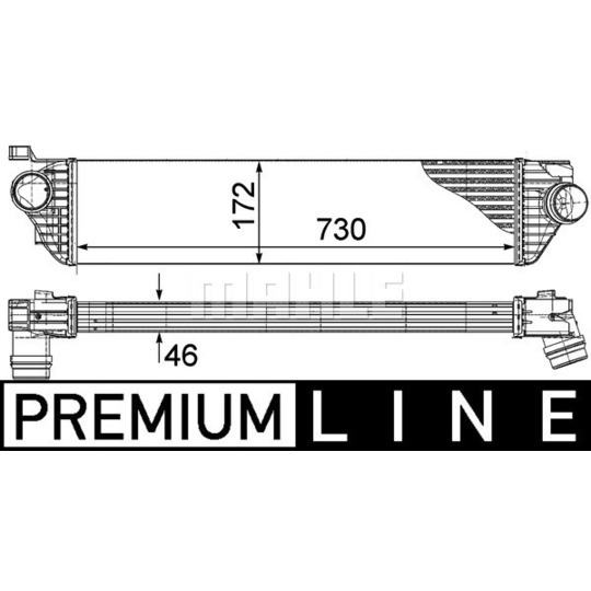 CI 386 000P - Intercooler, charger 