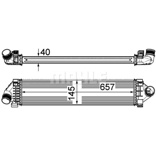 CI 394 000P - Kompressoriõhu radiaator 