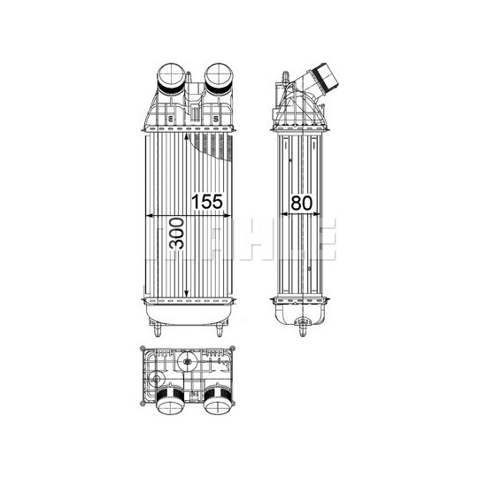 CI 419 000P - Kompressoriõhu radiaator 