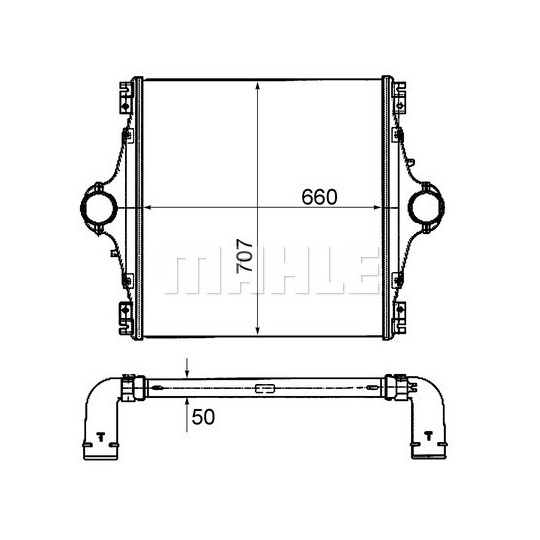 CI 449 000P - Kompressoriõhu radiaator 