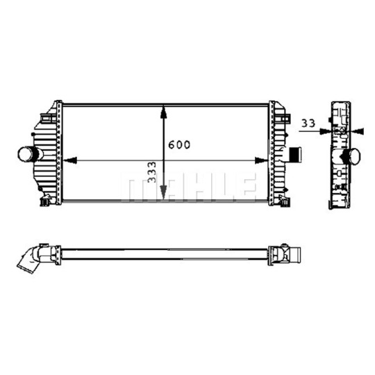 CI 50 000P - Kompressoriõhu radiaator 