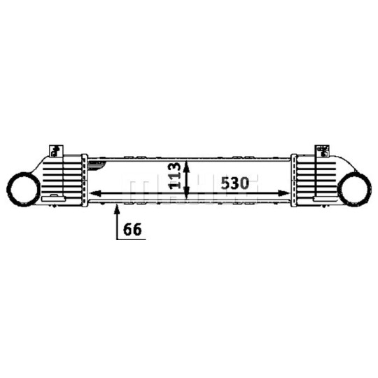 CI 48 000P - Intercooler, charger 