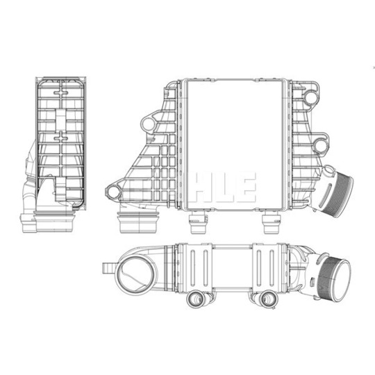 CI 412 000P - Laddluftkylare 