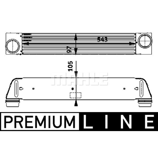 CI 79 000P - Intercooler, charger 