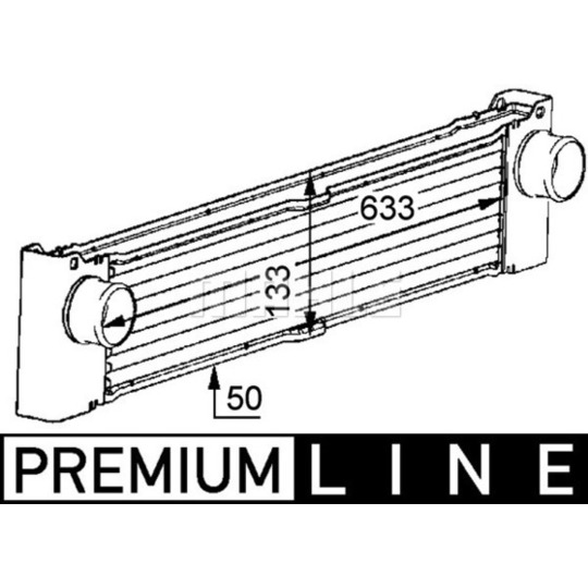 CI 81 000P - Kompressoriõhu radiaator 