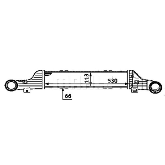 CI 70 000P - Kompressoriõhu radiaator 