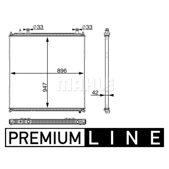 CIR 11 000P - Low Temperature Cooler, intercooler 