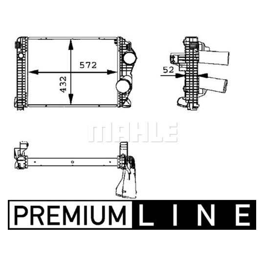 CI 95 000P - Kompressoriõhu radiaator 