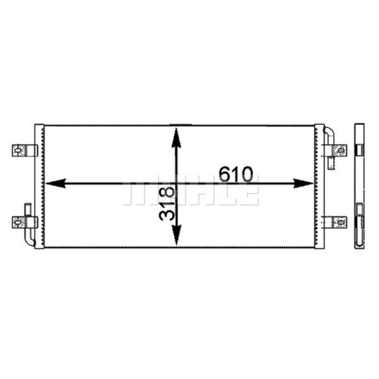 CIR 22 000P - Low Temperature Cooler, intercooler 