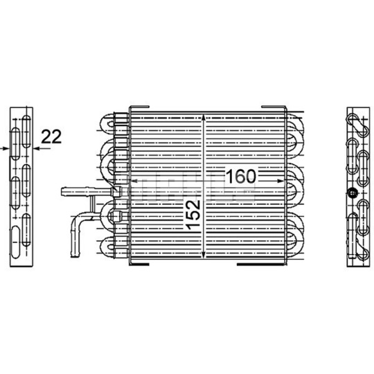 CK 10 000P - Fuel Radiator 