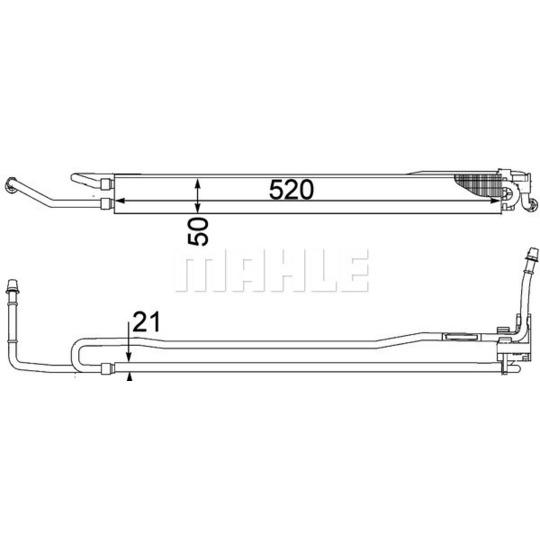 CLC 106 000P - Oil Cooler, steering system 