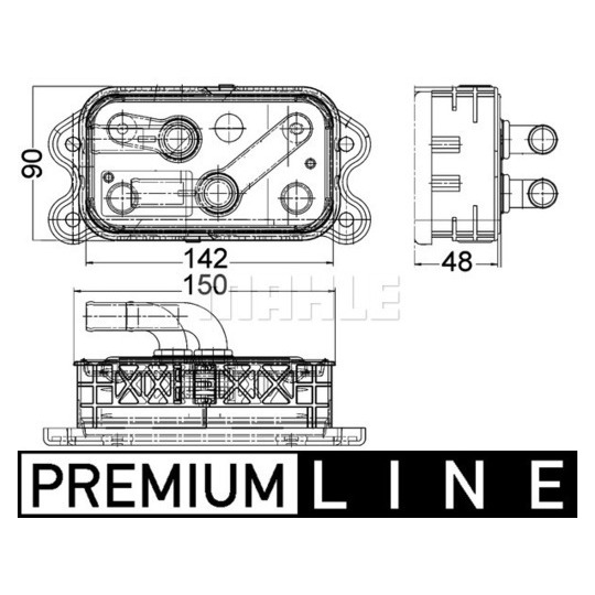 CLC 112 000P - Oil Cooler, engine oil 