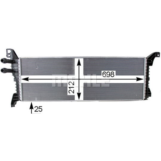 CIR 9 000P - Low Temperature Cooler, intercooler 