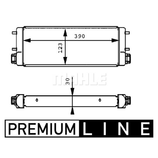 CLC 233 000P - Oil Cooler, engine oil 