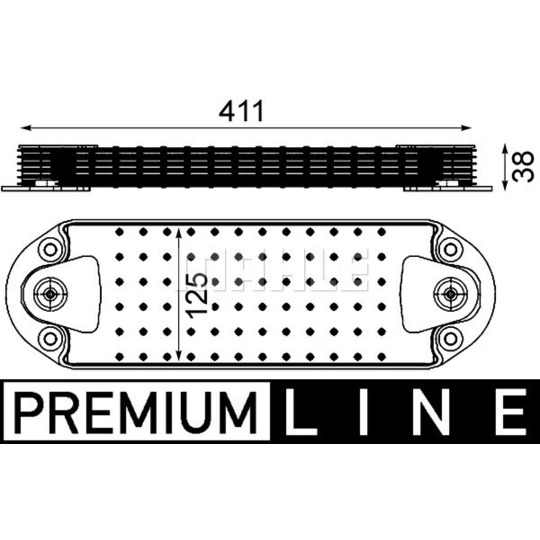 CLC 216 000P - Oil Cooler, engine oil 