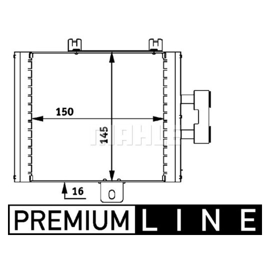 CLC 47 000P - Oil Cooler, engine oil 