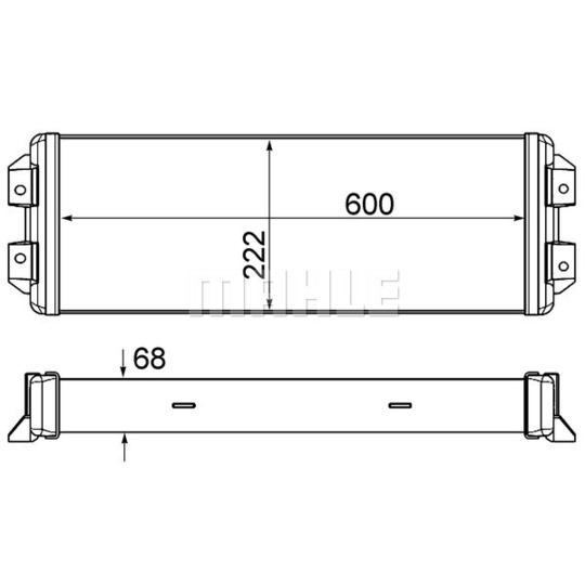 CLC 209 000P - Oil Cooler, engine oil 