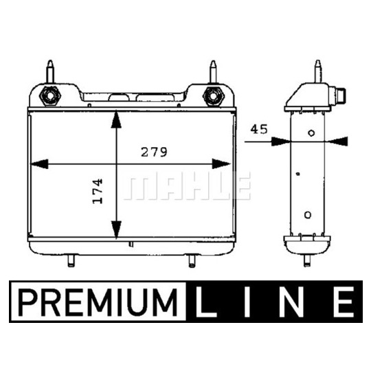 CLC 27 000P - Oil Cooler, engine oil 