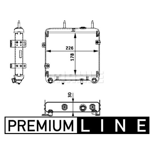 CLC 23 000P - Oil Cooler, engine oil 