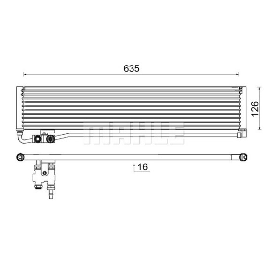 CLC 232 000P - Oil Cooler, automatic transmission 