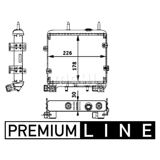 CLC 22 000P - Oil Cooler, engine oil 