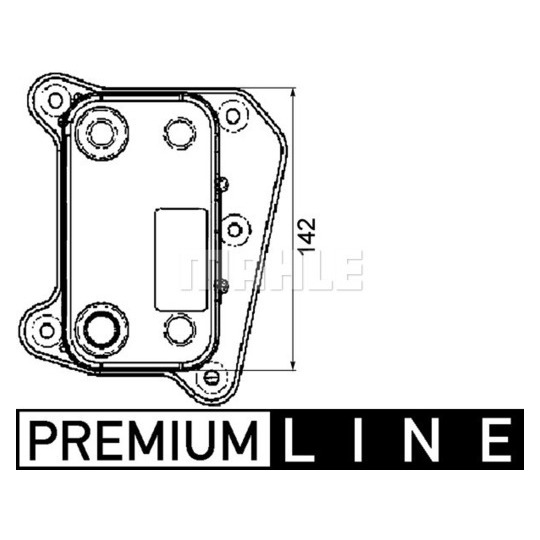 CLC 38 000P - Oil Cooler, engine oil 