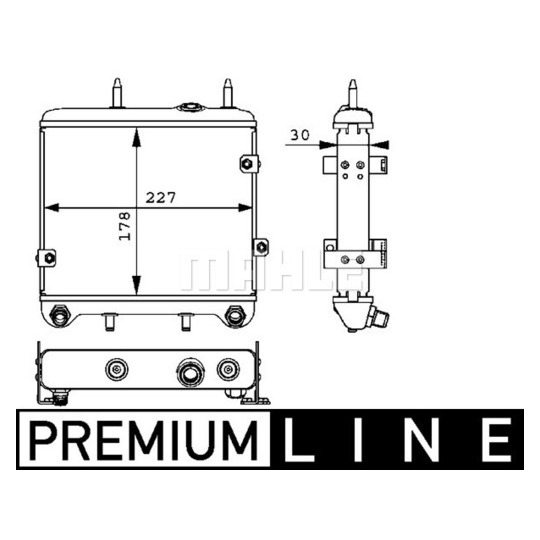 CLC 28 000P - Oil Cooler, engine oil 