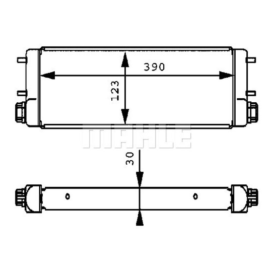 CLC 233 000P - Õliradiaator,mootoriõli 