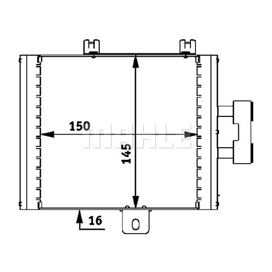 CLC 47 000P - Oil Cooler, engine oil 