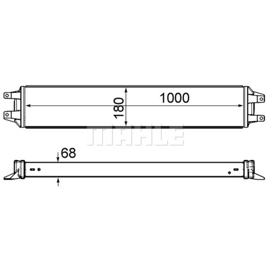 CLC 208 000P - Oil Cooler, engine oil 