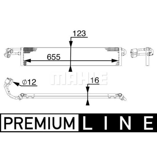 CLC 71 000P - Oil Cooler, automatic transmission 