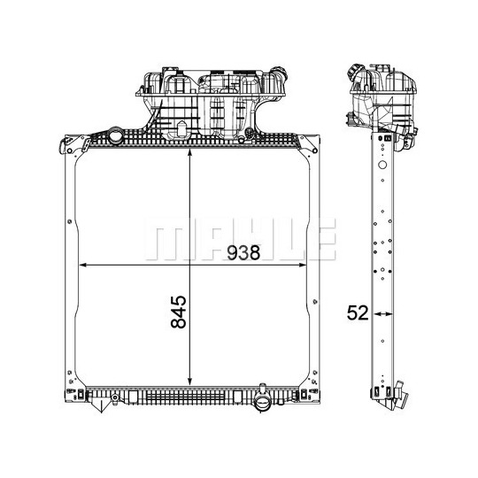 CR 1039 000P - Radiaator,mootorijahutus 