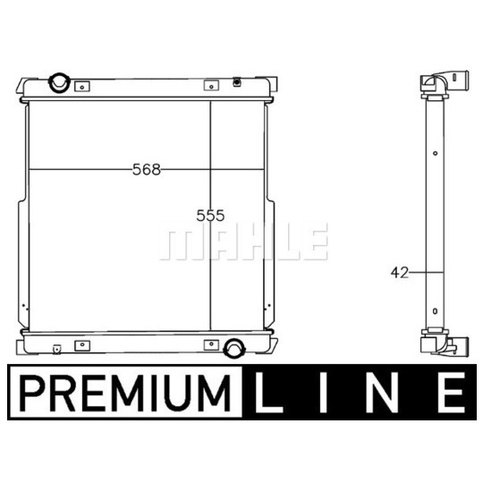 CR 1216 000P - Radiaator,mootorijahutus 