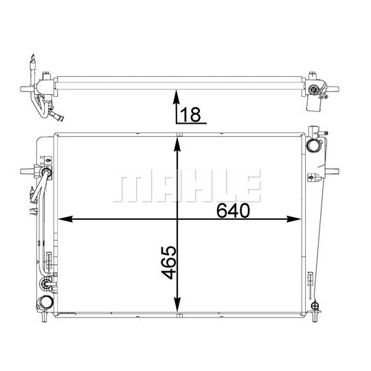 CR 1406 000P - Radiaator,mootorijahutus 