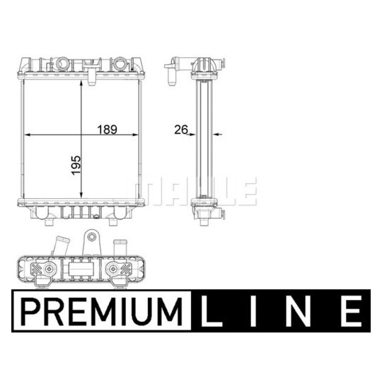 CR 1966 000P - Radiaator,mootorijahutus 