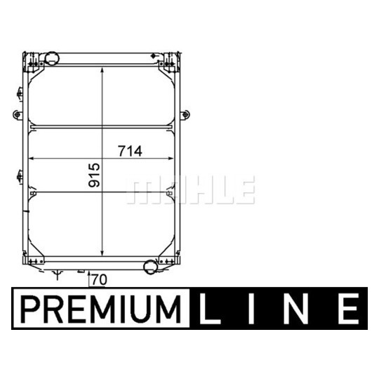 CR 214 000P - Radiaator,mootorijahutus 