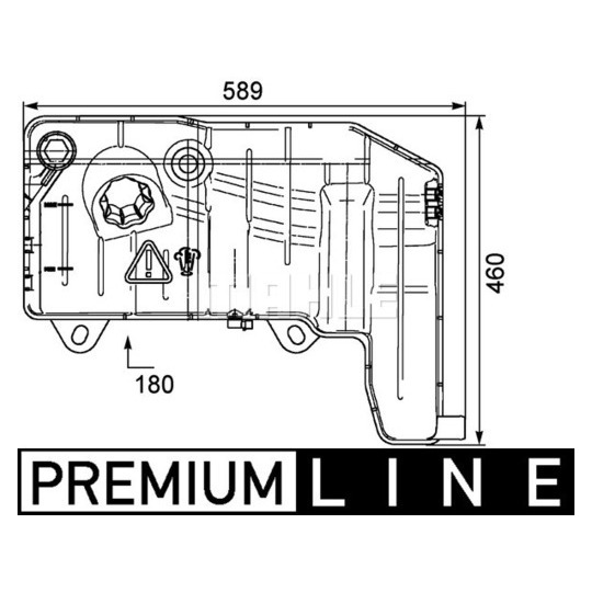 CRT 55 000P - Expansion Tank, coolant 